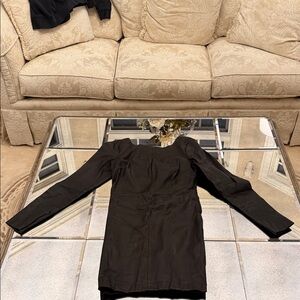 Robert Rodriguez Black Long Sleeve Dress